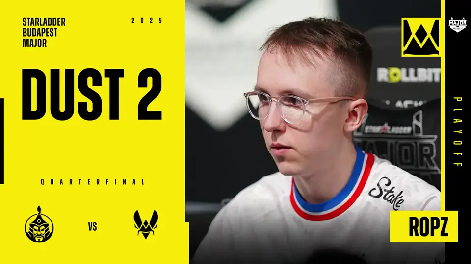 Souvenir Charm | Budapest 2025 Highlight | ropz vs The MongolZ on Dust II