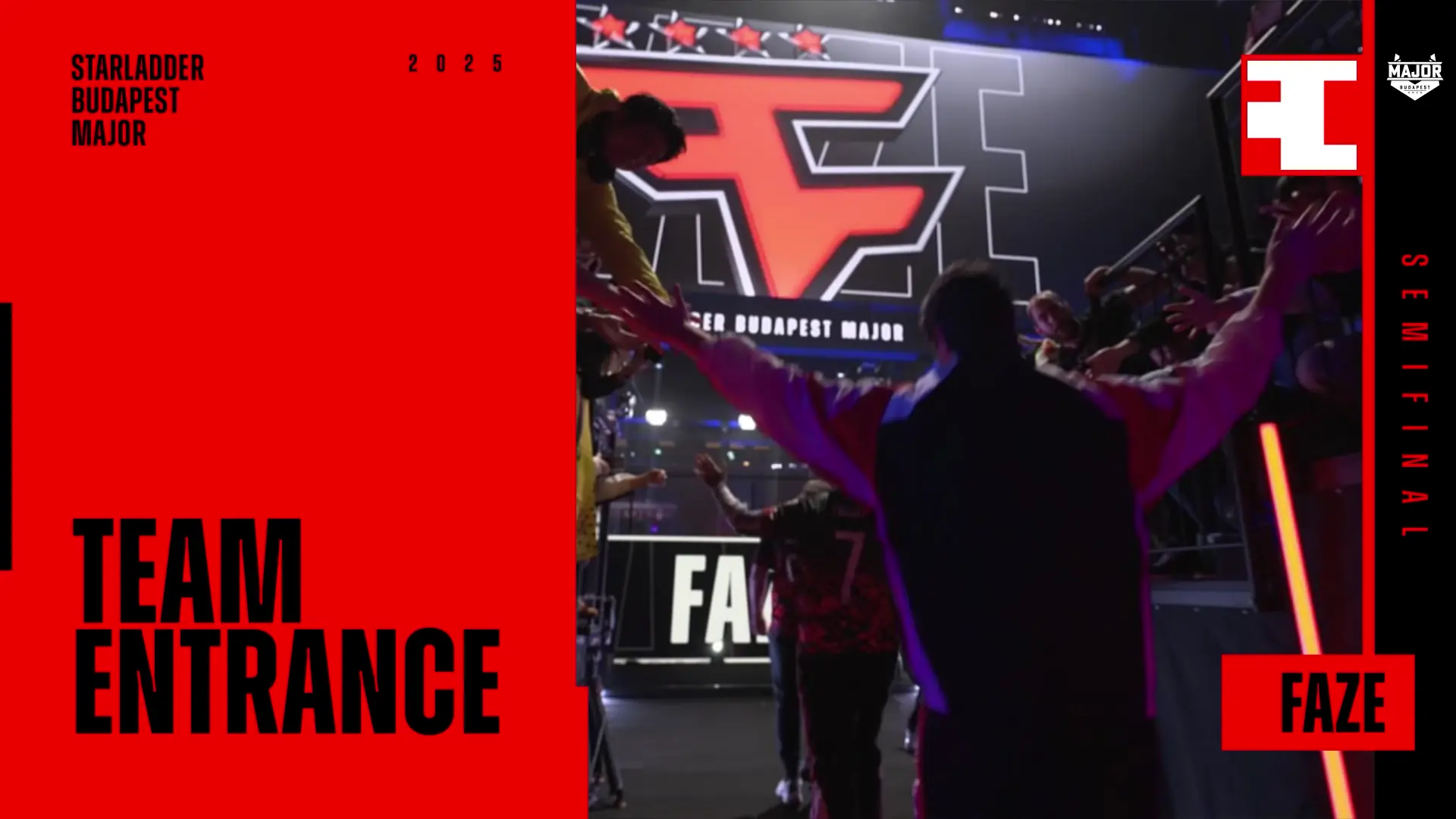 Souvenir Charm | Budapest 2025 Highlight | FaZe on the SF stage