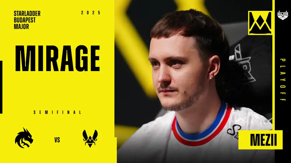 Souvenir Charm | Budapest 2025 Highlight | mezii vs Spirit on Mirage