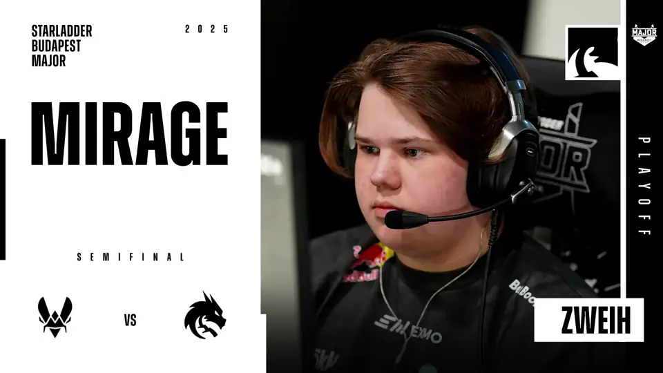 Souvenir Charm | Budapest 2025 Highlight | zweih vs Vitality on Mirage