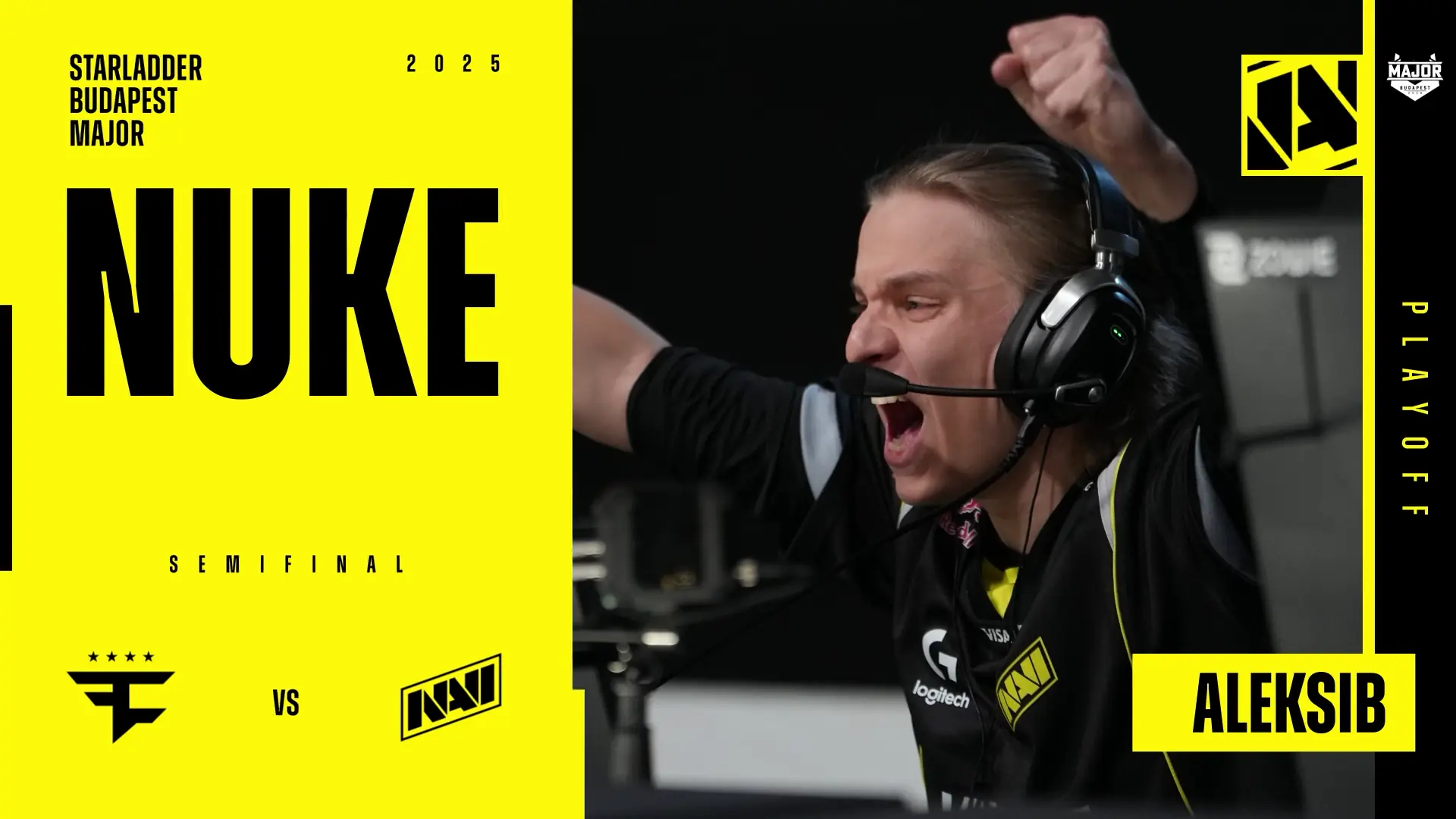 Souvenir Charm | Budapest 2025 Highlight | Aleksib vs FaZe on Nuke