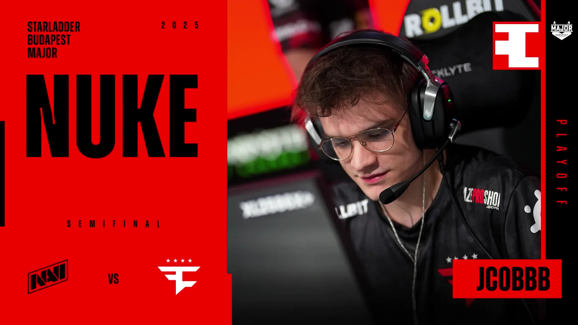 Souvenir Charm | Budapest 2025 Highlight | jcobbb vs Natus Vincere on Nuke