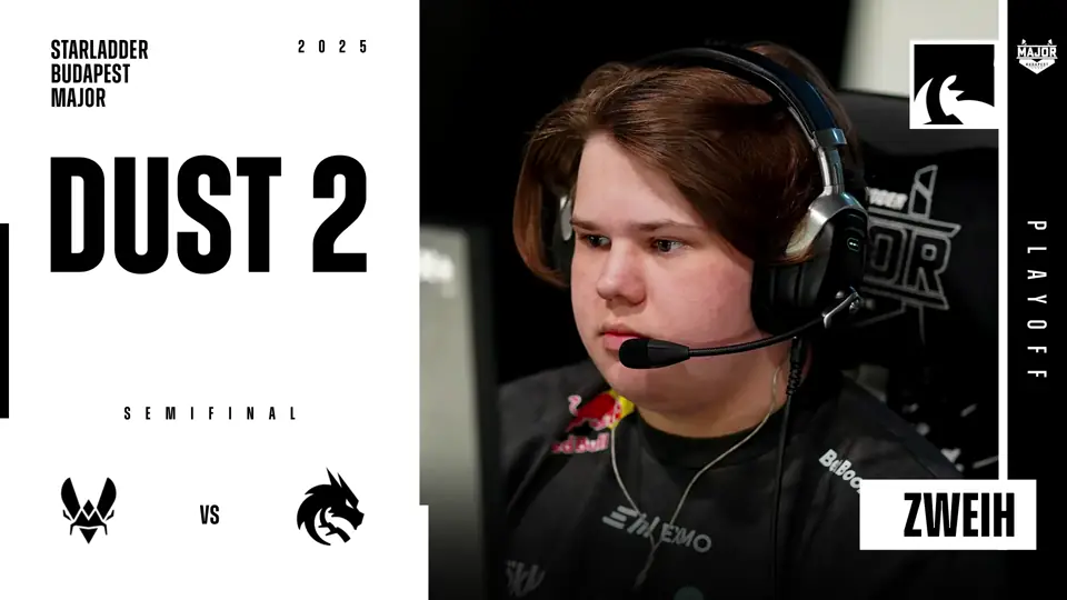 Souvenir Charm | Budapest 2025 Highlight | zweih vs Vitality on Dust II