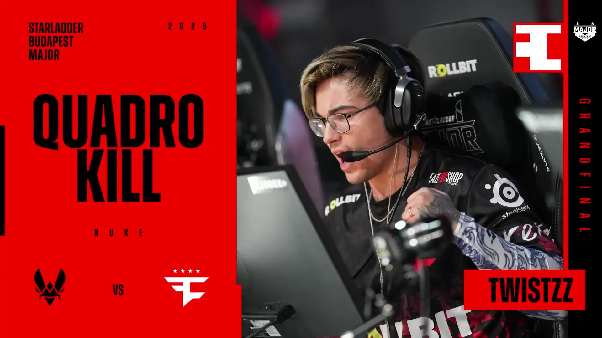 Souvenir Charm | Budapest 2025 Highlight | Twistzz Secret quad