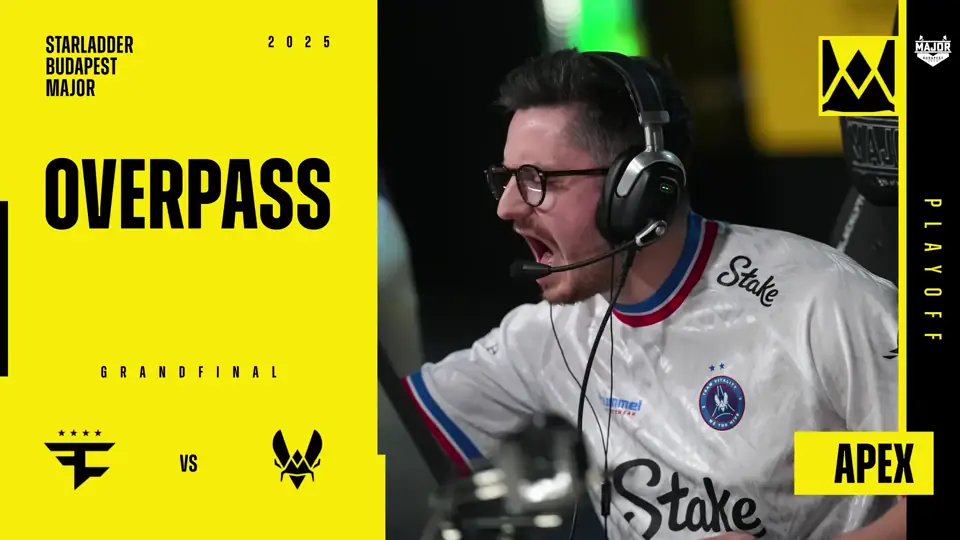 Souvenir Charm | Budapest 2025 Highlight | apEX vs FaZe on Overpass