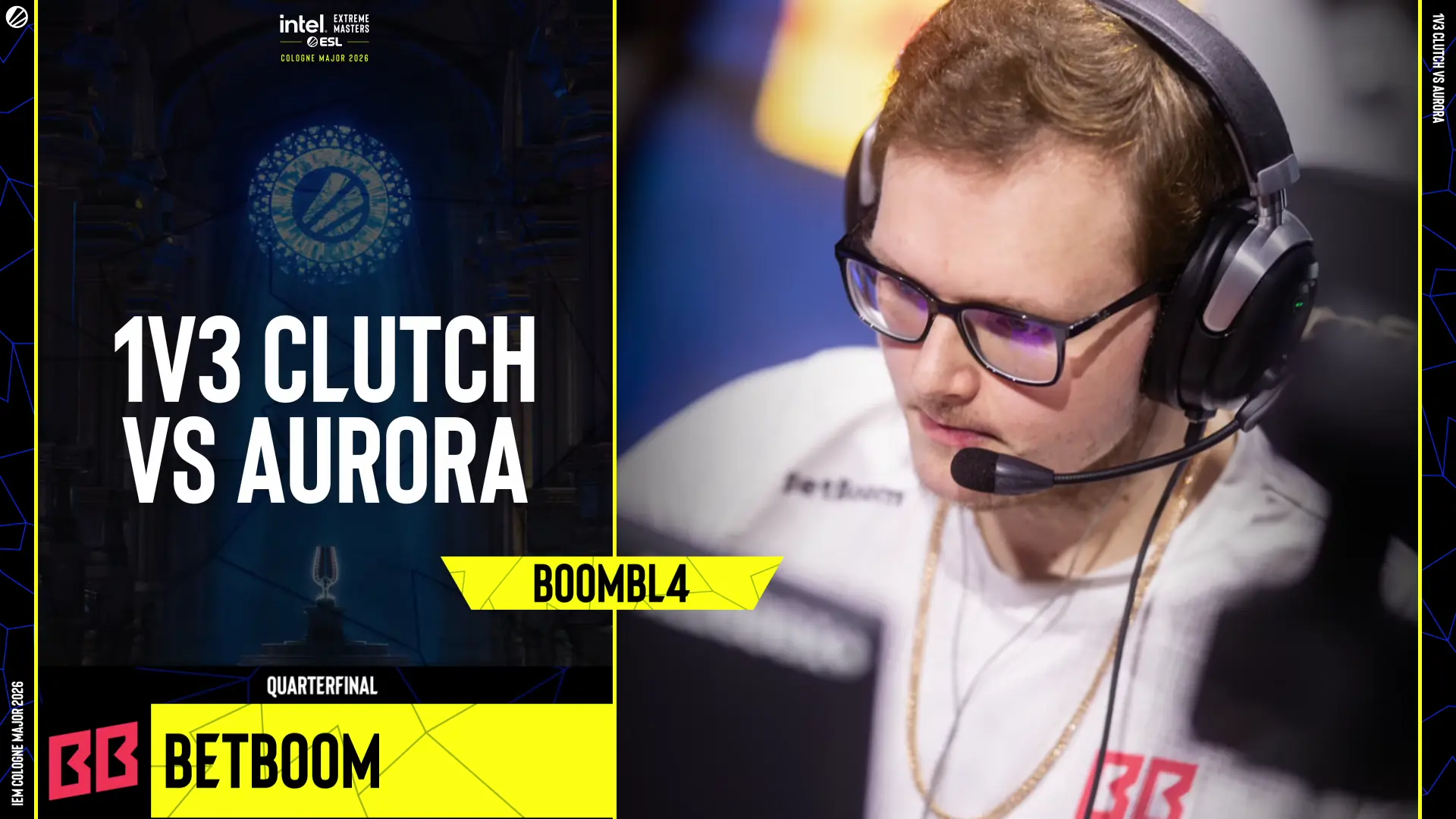 Souvenir Charm | Cologne 2026 Highlight | Boombl4 1v3 Clutch
