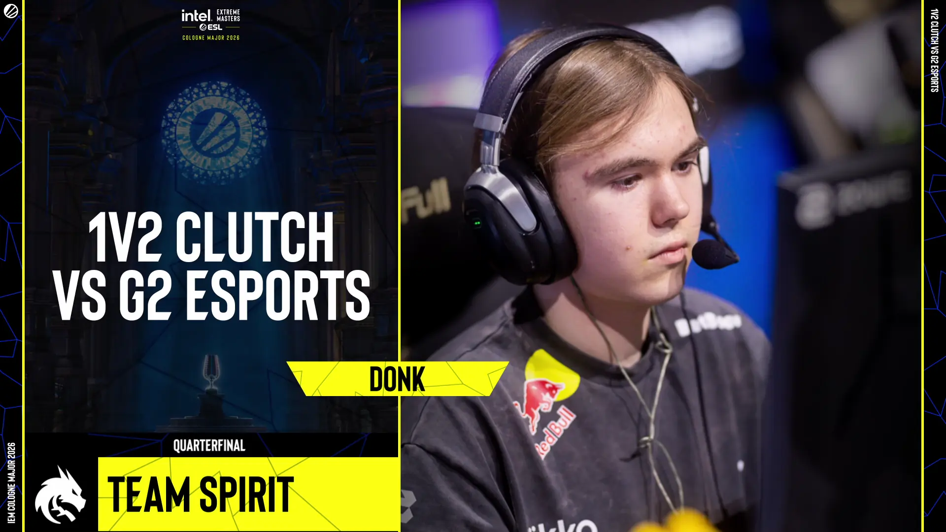 Souvenir Charm | Cologne 2026 Highlight | donk 1v2 Clutch