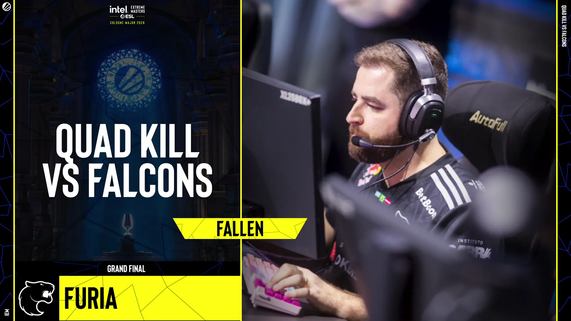 Souvenir Charm | Cologne 2026 Highlight | FalleN Quad Kill