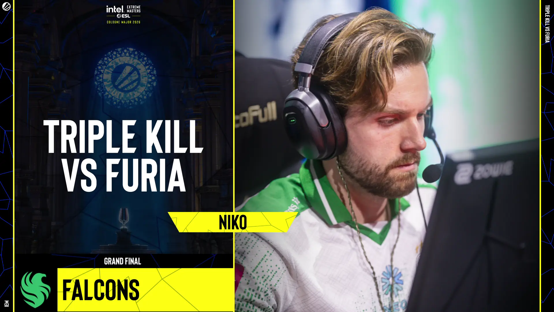 Souvenir Charm | Cologne 2026 Highlight | NiKo Triple Kill