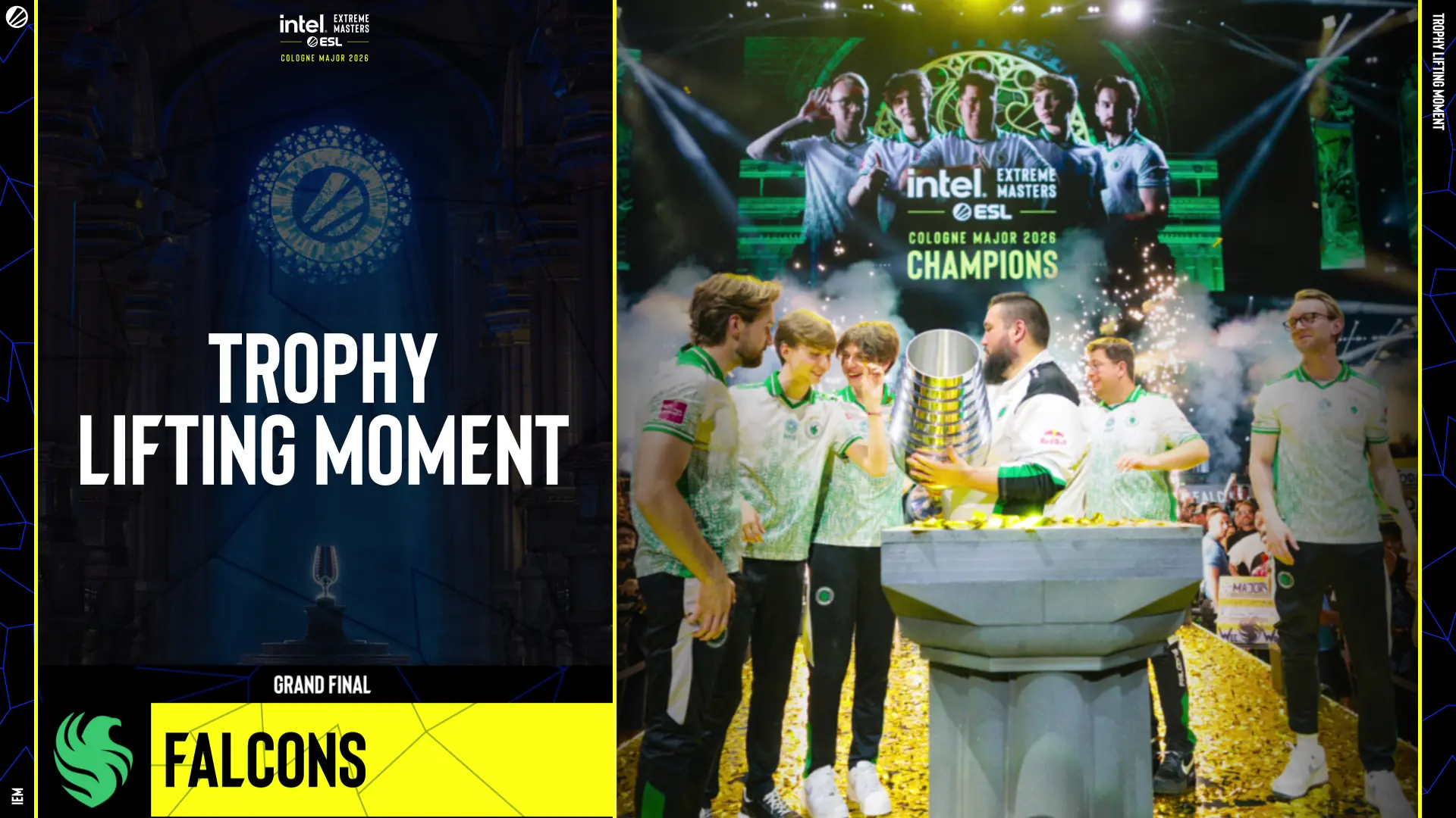 Souvenir Charm | Cologne 2026 Highlight | Falcons Trophy-lifting Moment
