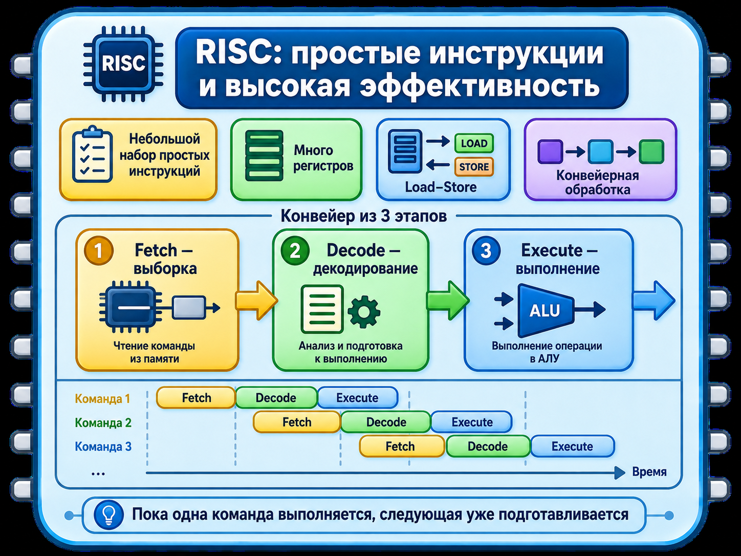RISC-архитектура и конвейер Cortex-M