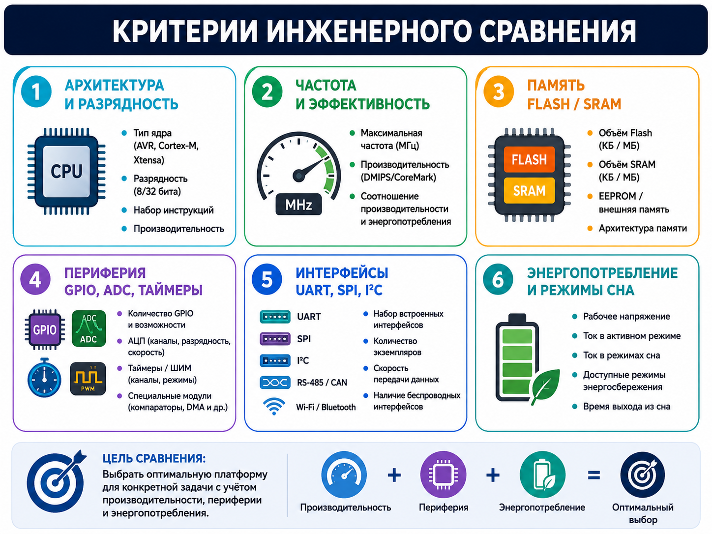 Критерии инженерного сравнения