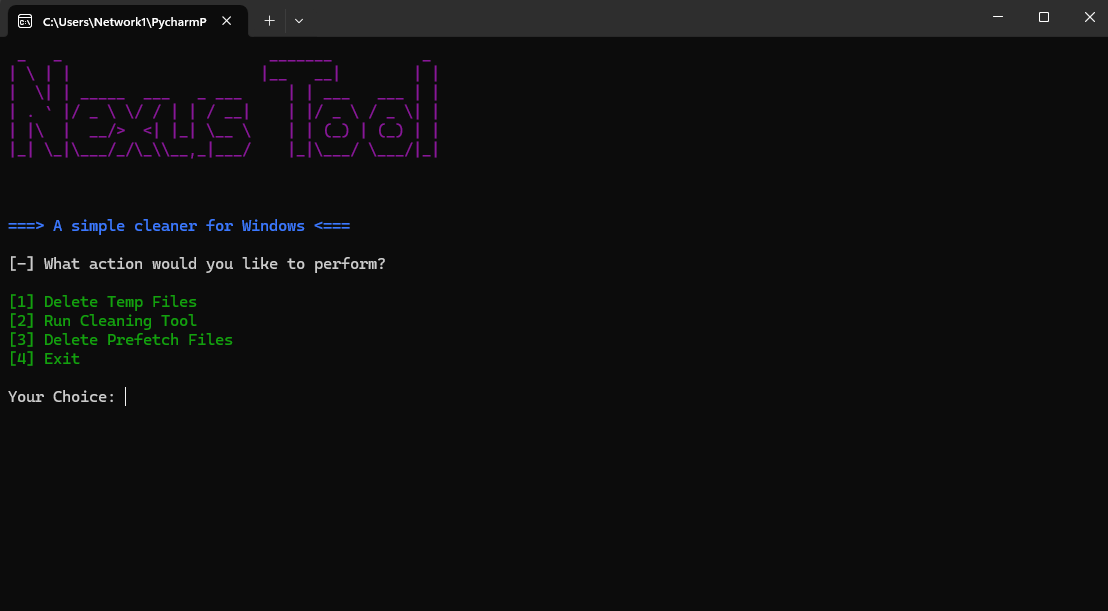 Screenshot of Nexus Tool