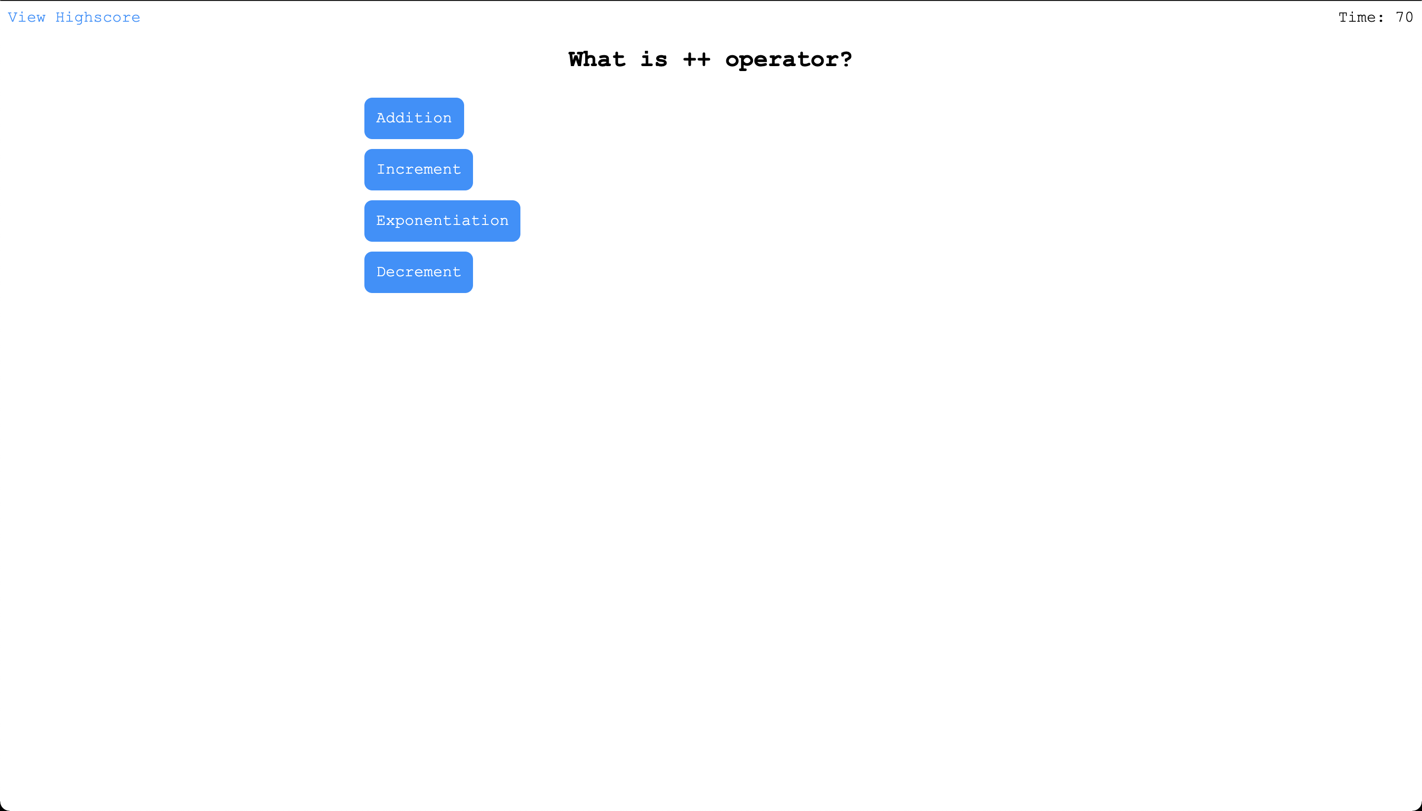 question-screen