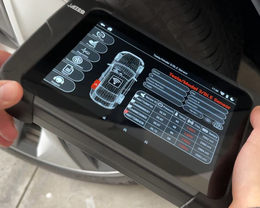 Diagnosticare și Programare Senzori Presiune Roți - Service Auto CALYPSO Pitești