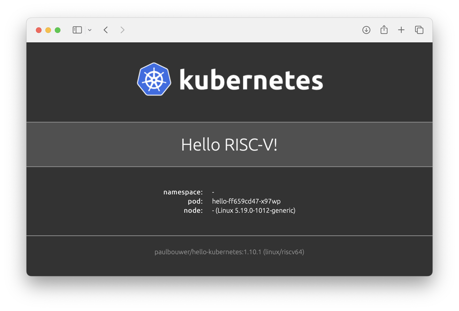 Hello RISC-V!
