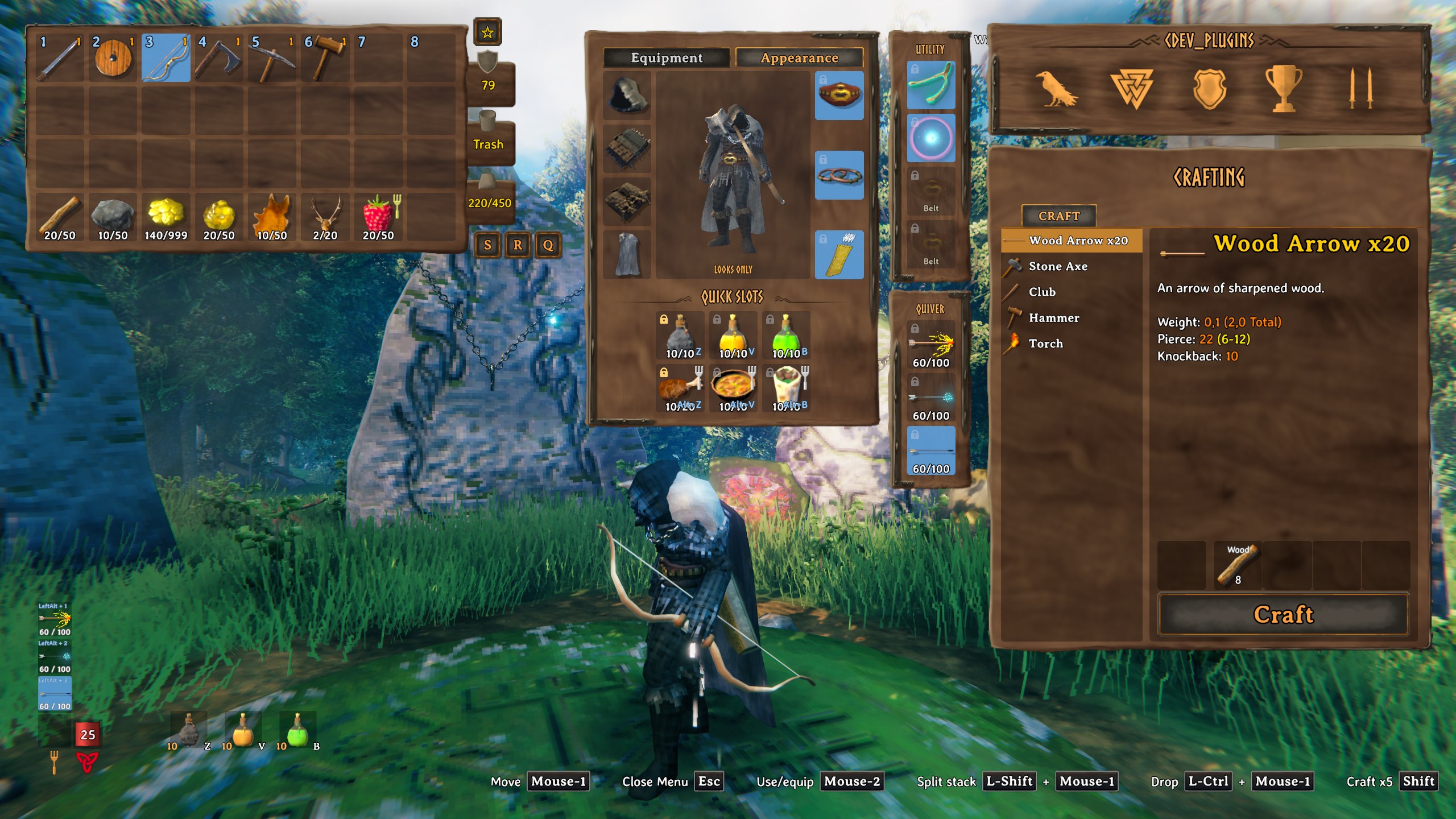 Appearance tab
