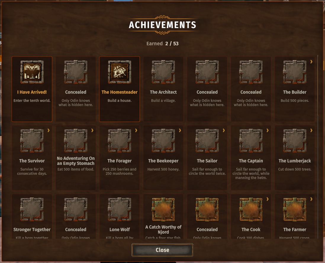 Achievements