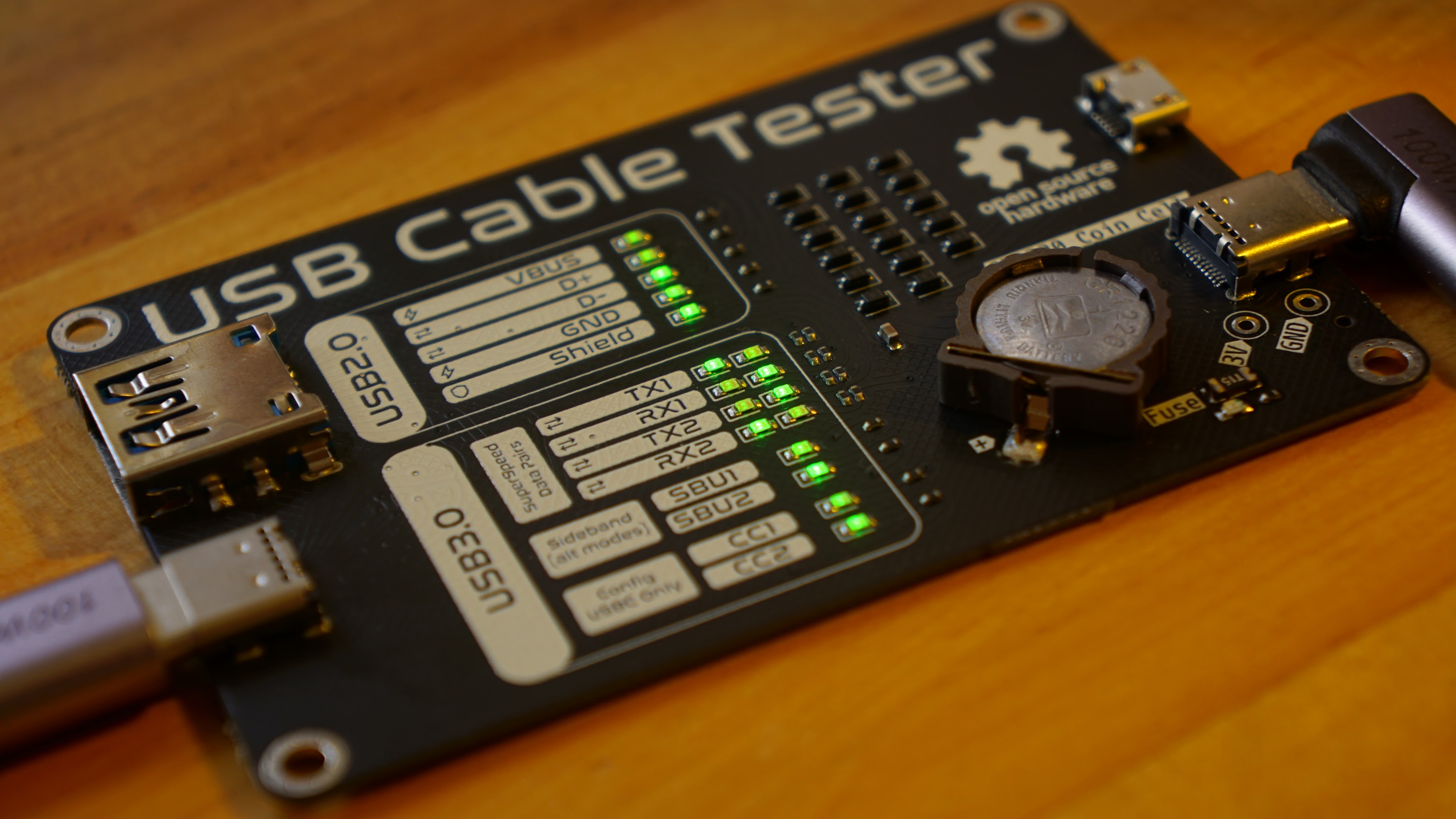 USB Cable Tester, from the project README