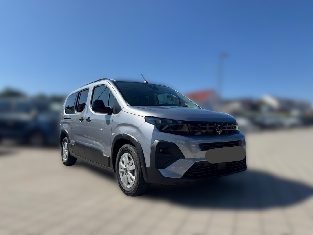 Peugeot Rifter Allure L2 N1 BlueHDi 130 EAT8 Lager Silber – Frontansicht