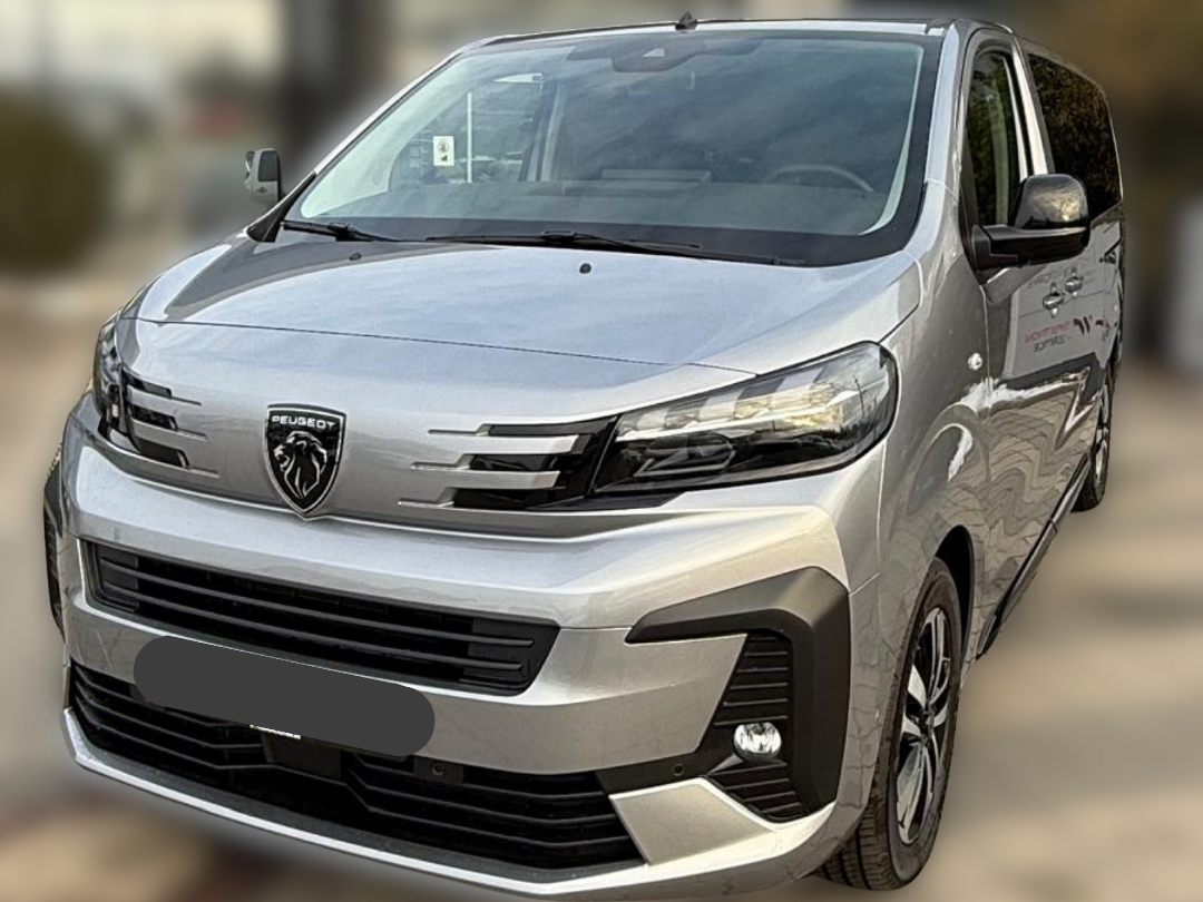 Peugeot Traveller 2.0 BlueHDi 180 L3 Active Silber – Frontansicht