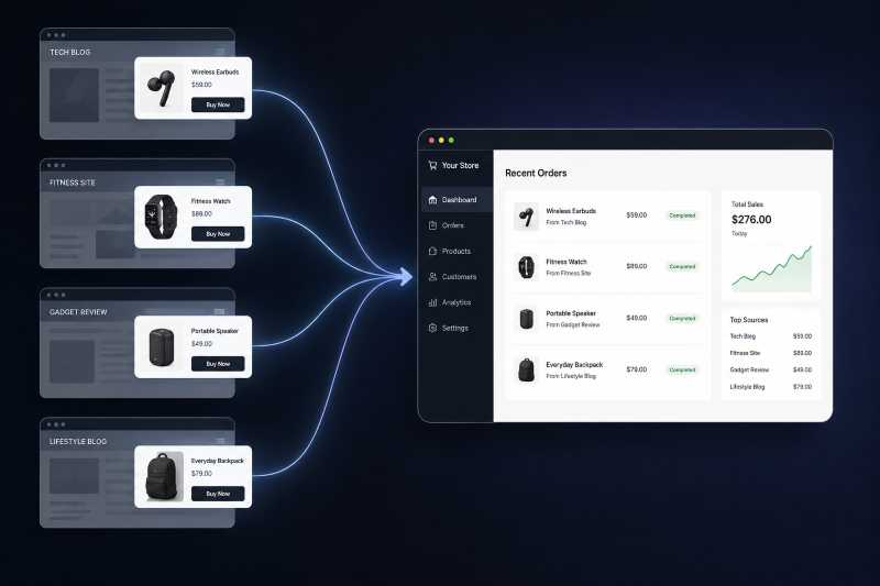 Product Anywhere Network Diagram
