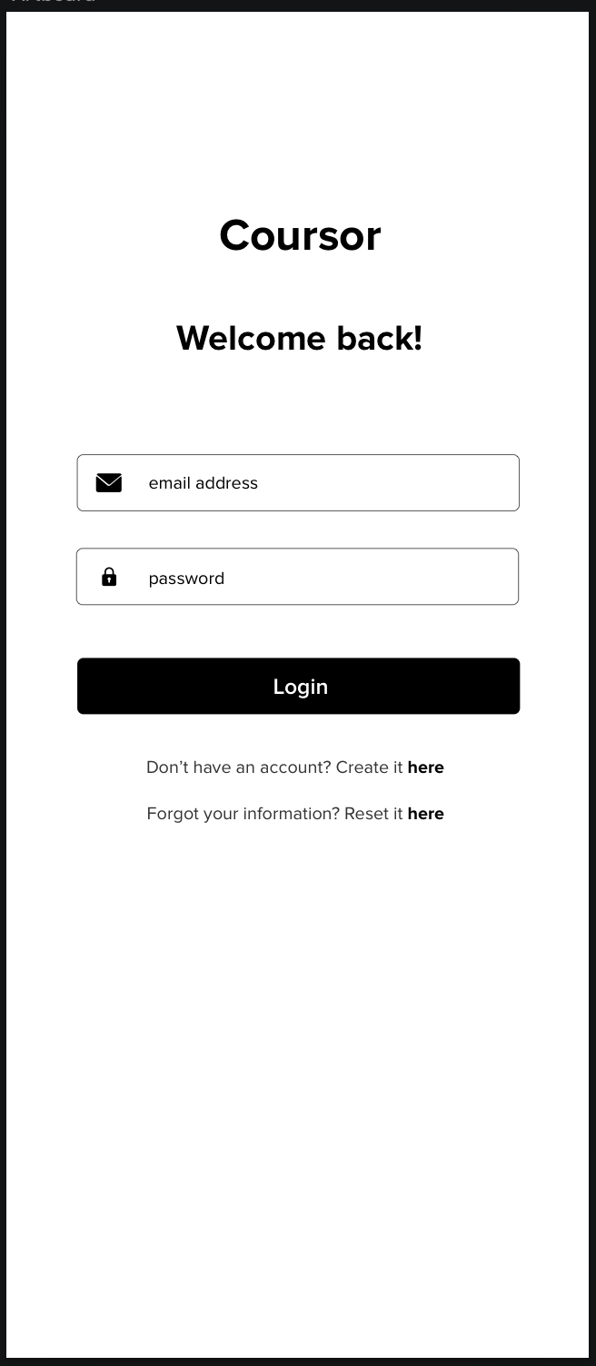 Form Page UI Screenshot on Mobile