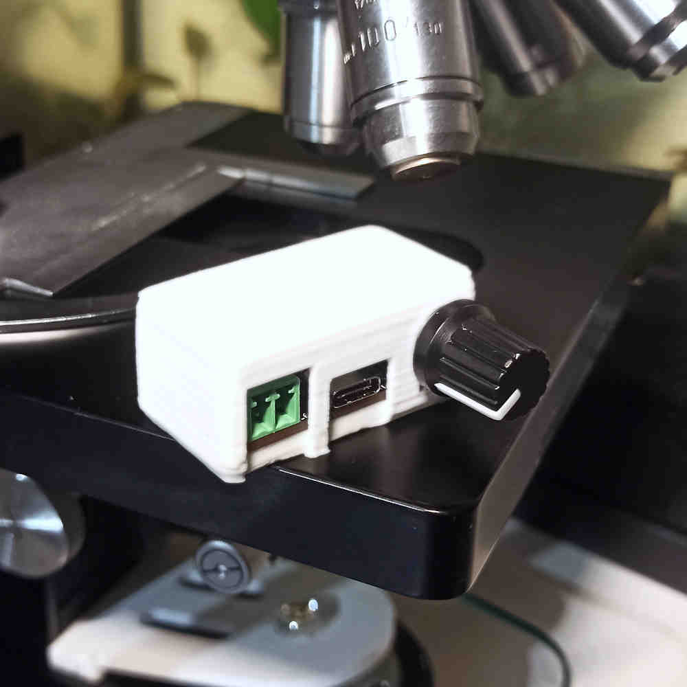 Microscope led light circuit, from the project README