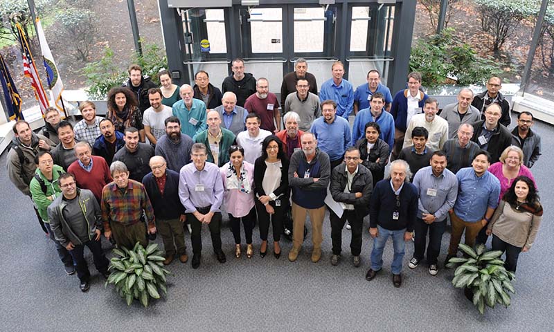 Group photo of members of the CLAS Collaboration