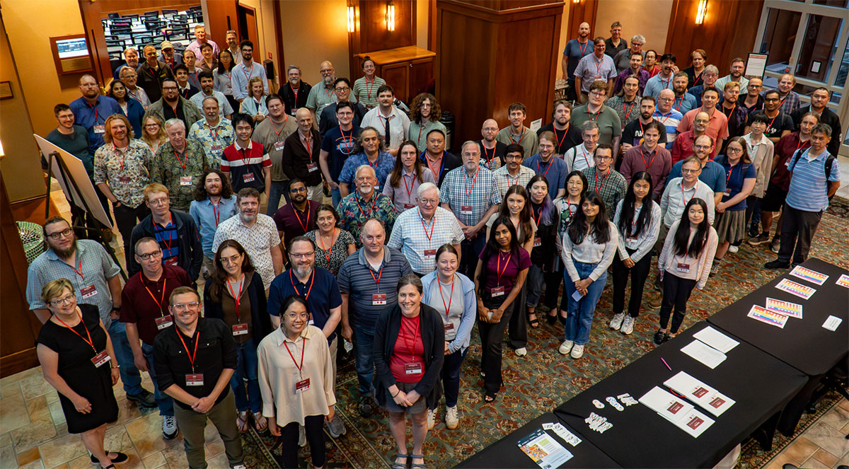 Over 110 people joined HTC26 on UW–Madison's campus, and hundreds more participated virtually — in total representing 19 countries spread across five continents. Photo: Jeff Peterson.