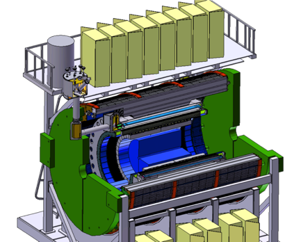 Engineering drawing of sPHENIX