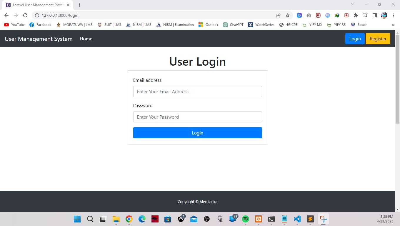 GitHub - CHUKzi/User-Management-System-Laravel: Laravel-based User ...