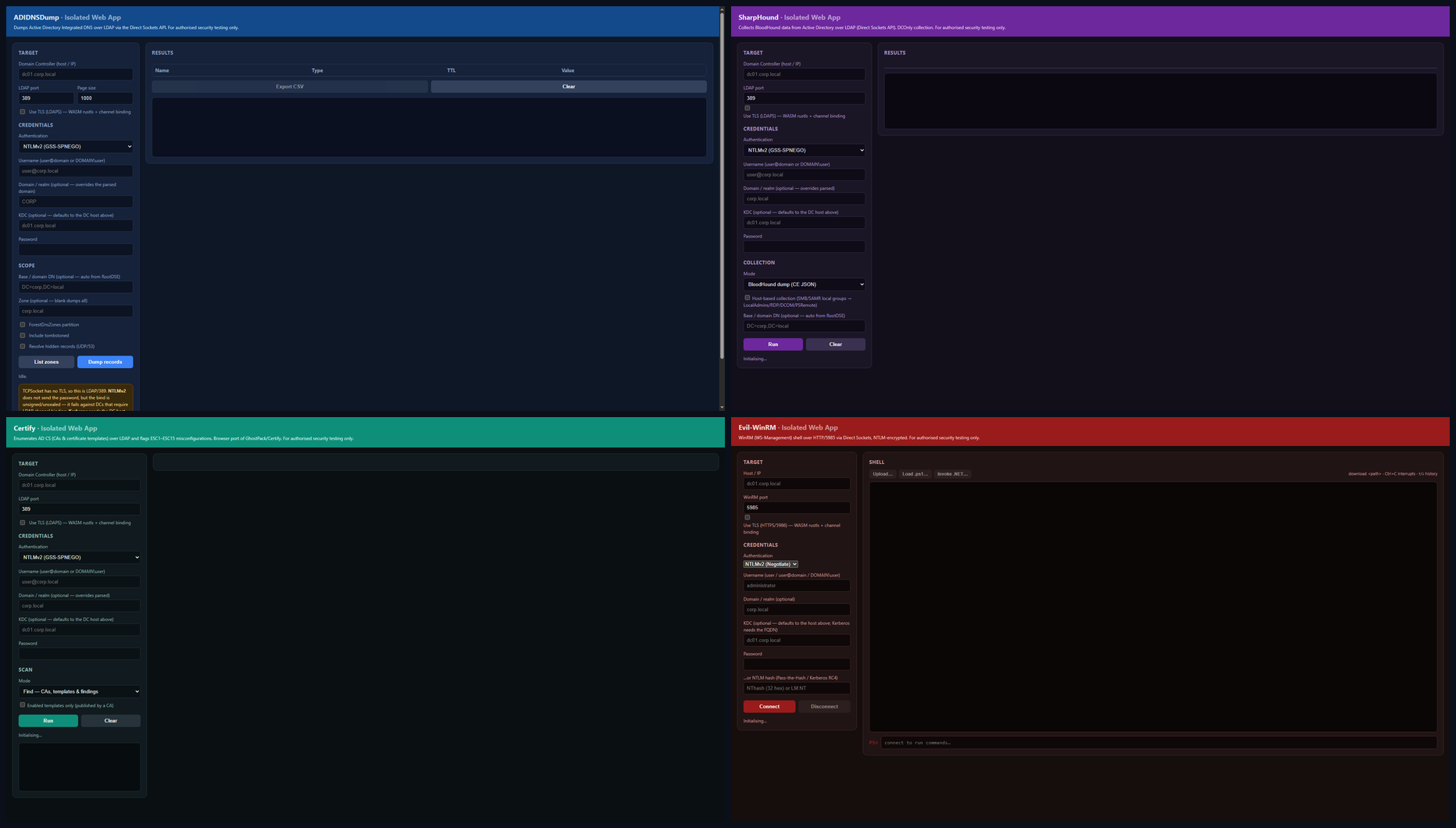 Standalone apps