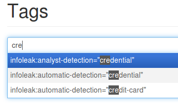 Tags search Tags