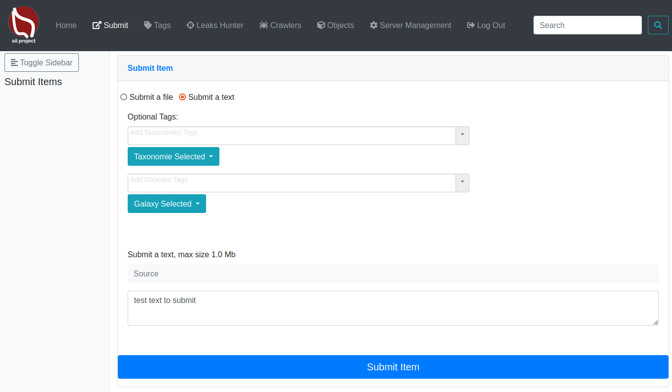 UI importer ui_submit