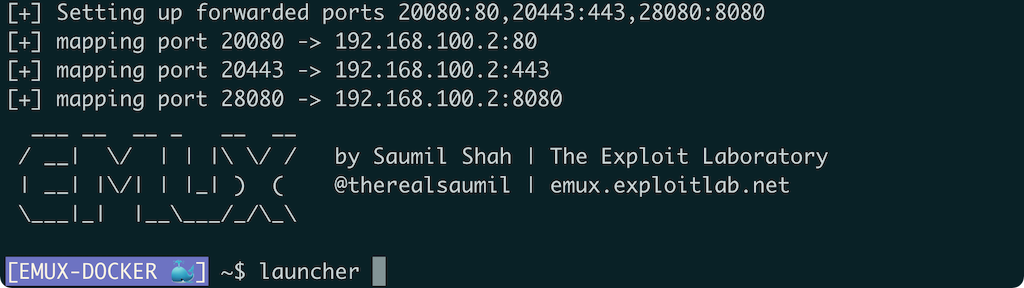 EMUX Launcher Command