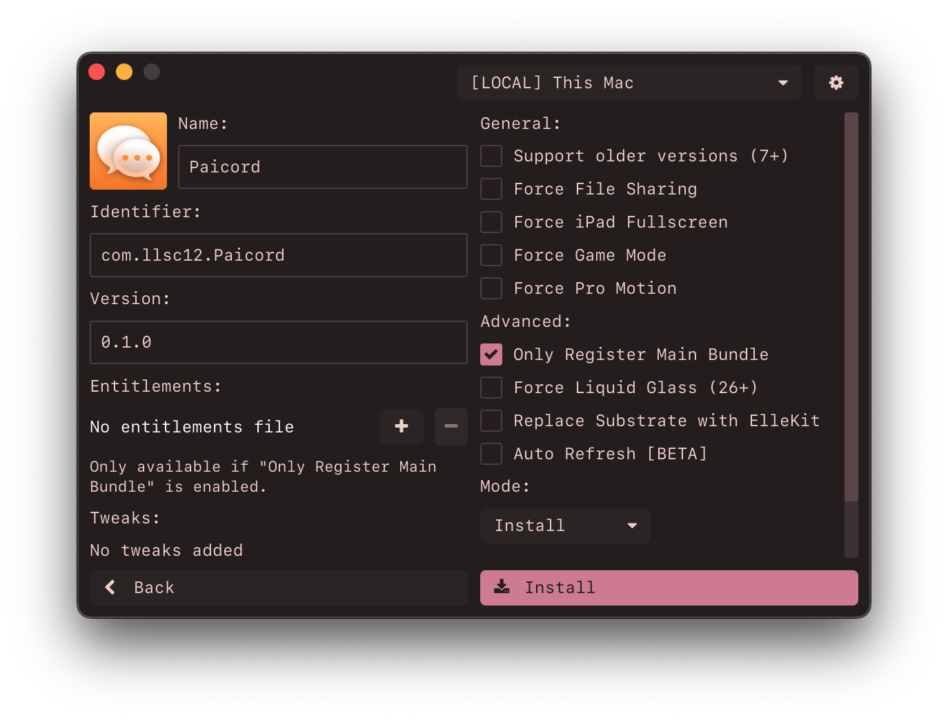 CLARATION/Impactor cover