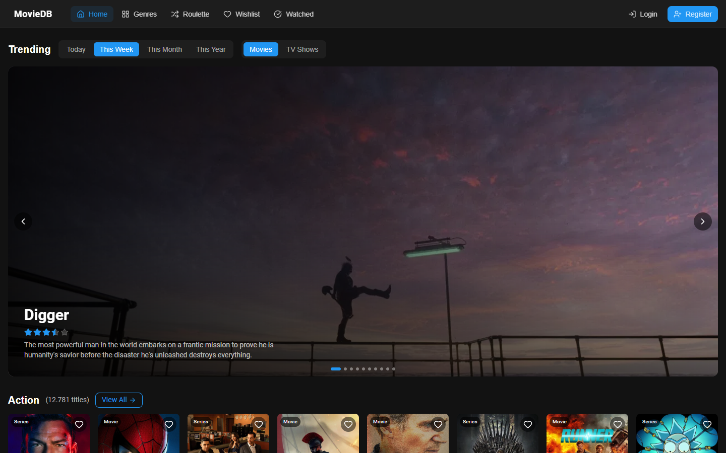 Home page