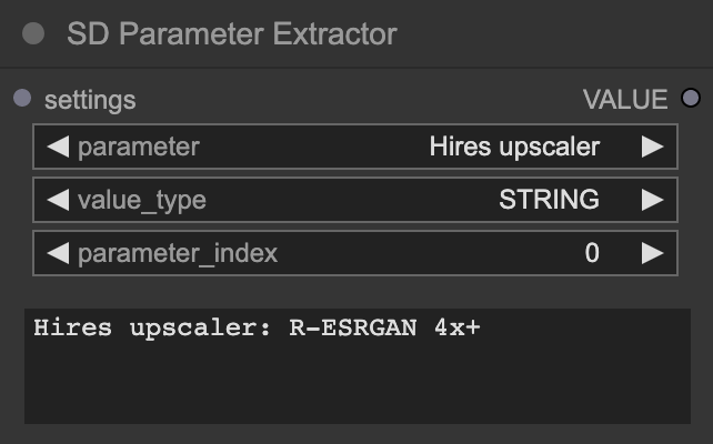 extractor node