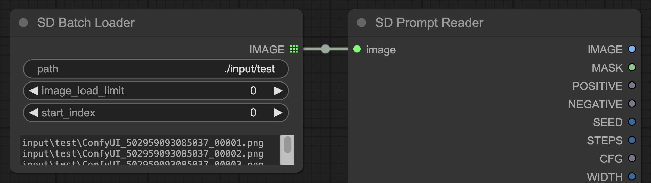 connect batch loader to prompt reader