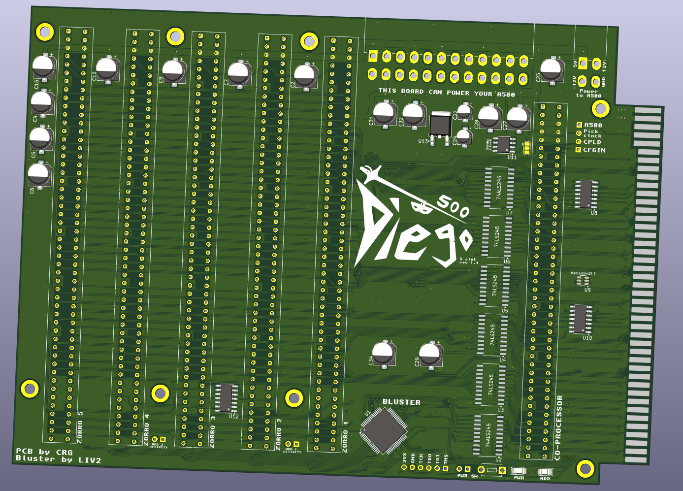 Diego 500 3 slot, from the project README