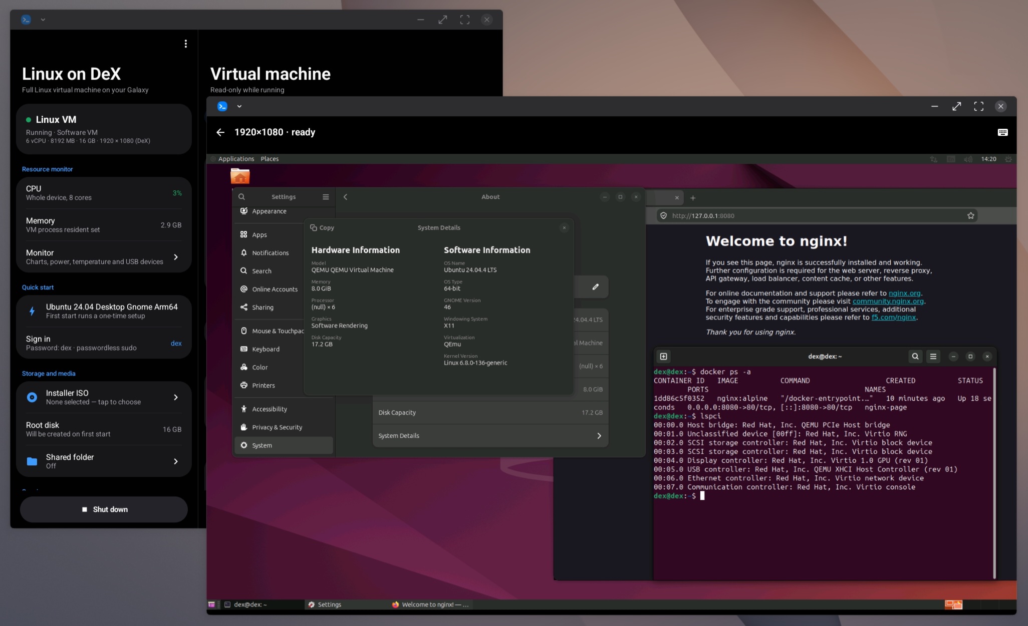 UbuntuVM with Gnome