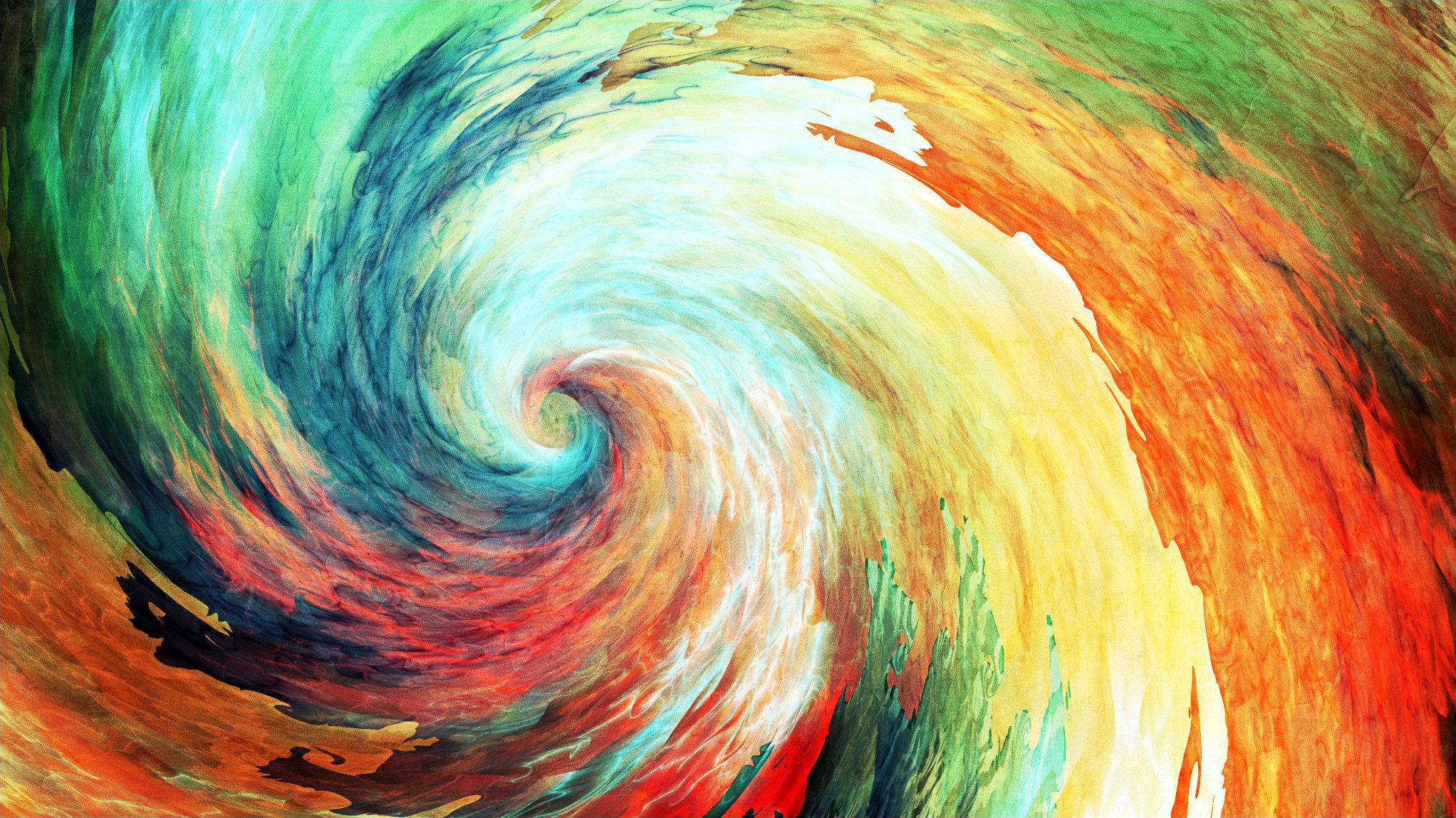 Colorful whirlpool