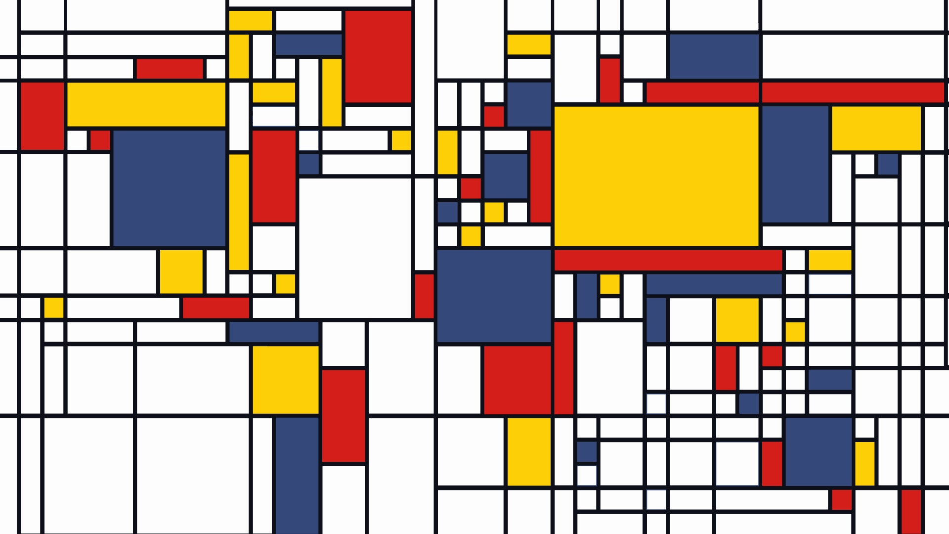 Mondrian World Map