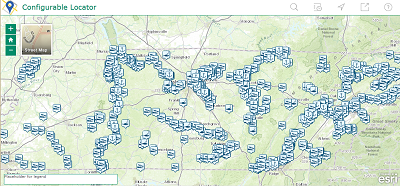 Image of Configurable Locator application