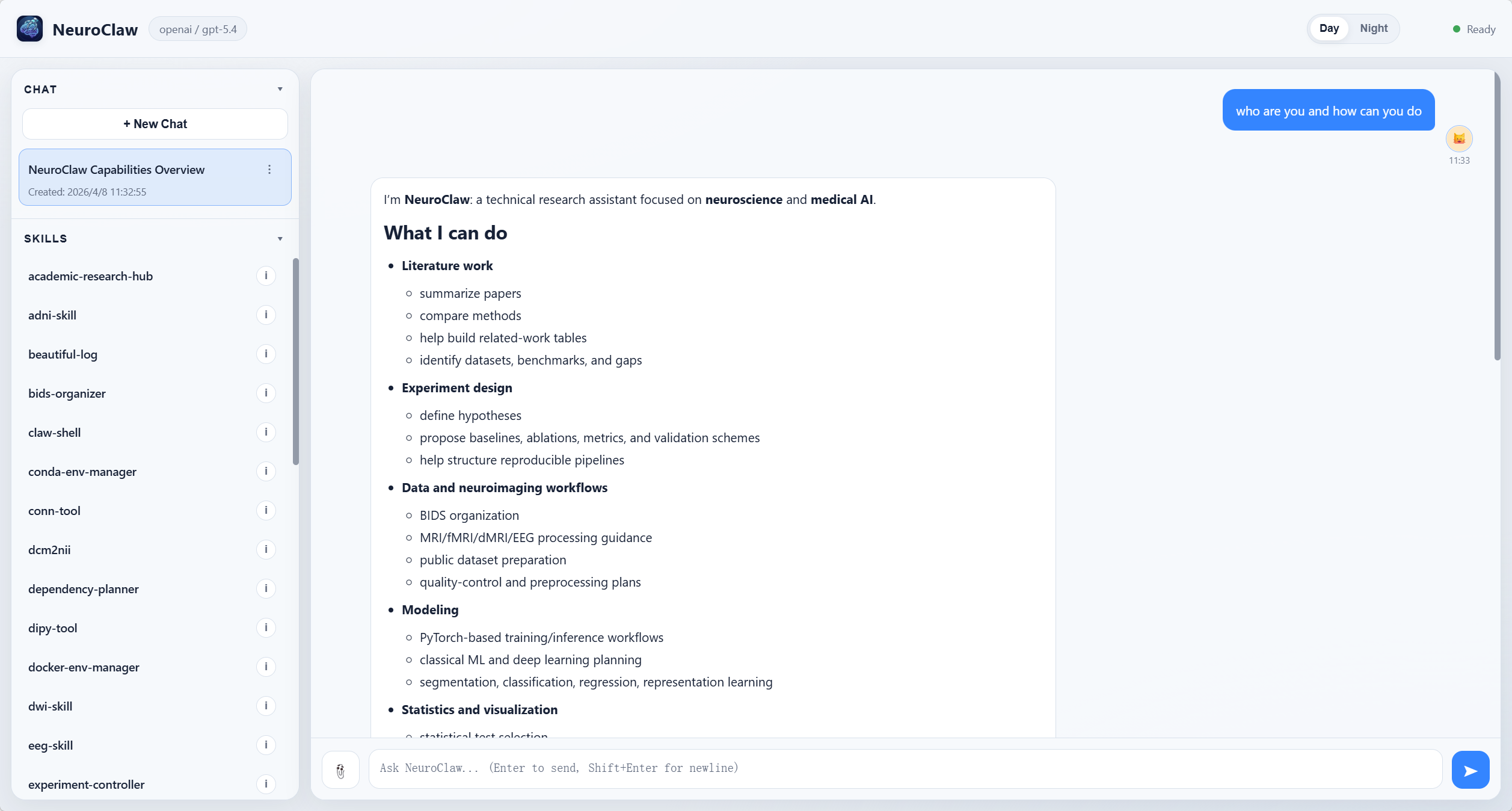 NeuroDiscovery Feature Overview