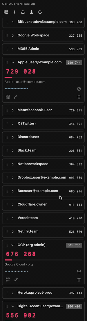 OTP Authenticator Demo