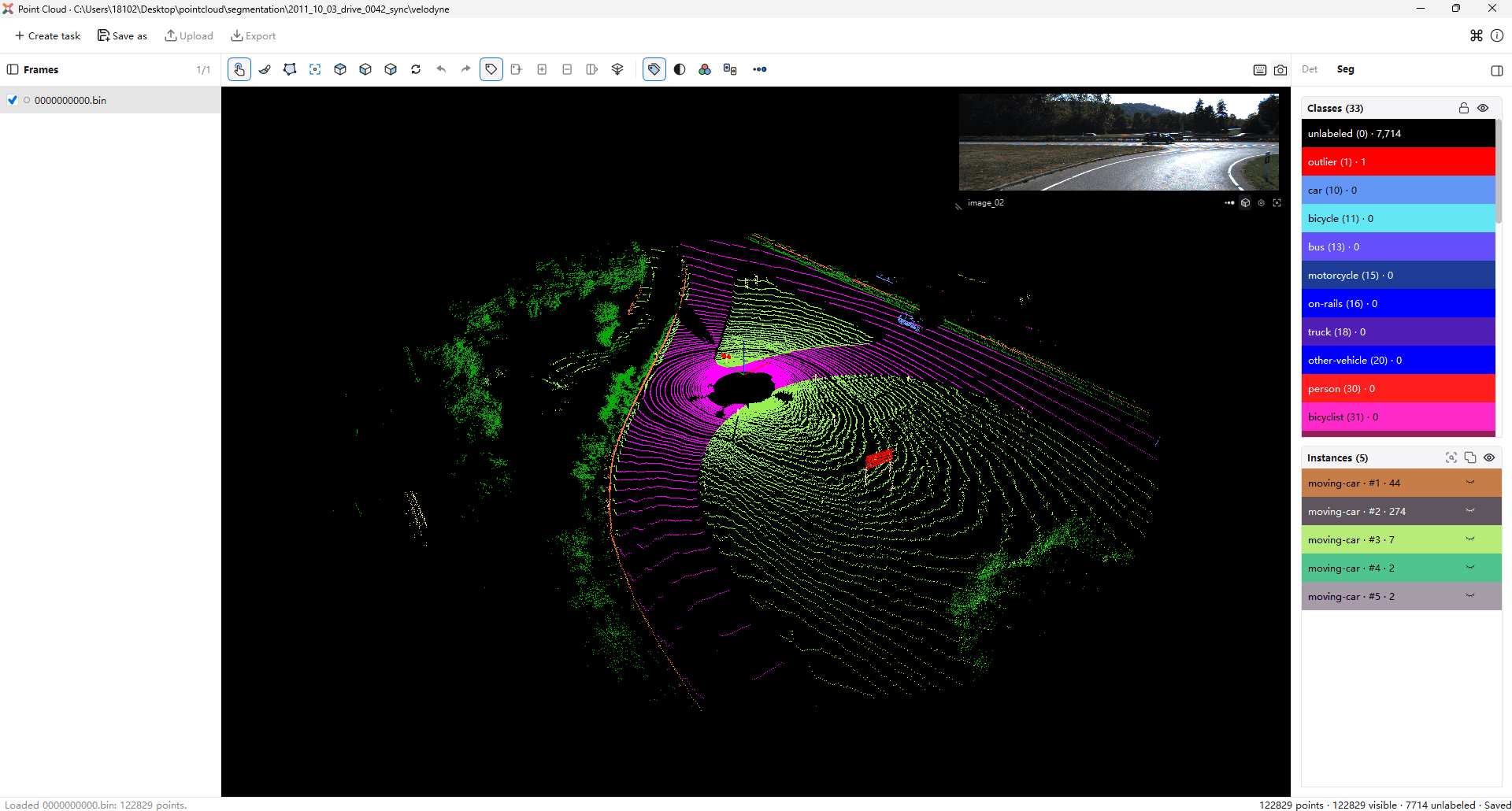 3D Point Cloud Segmentation