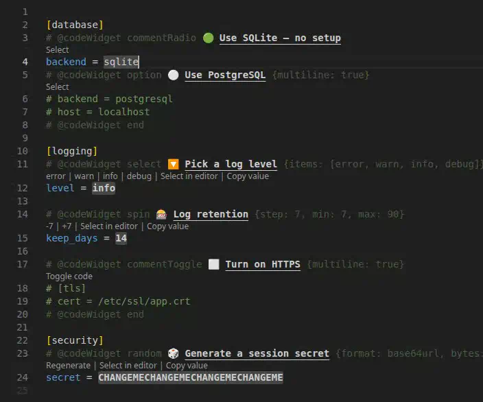 Demo animation