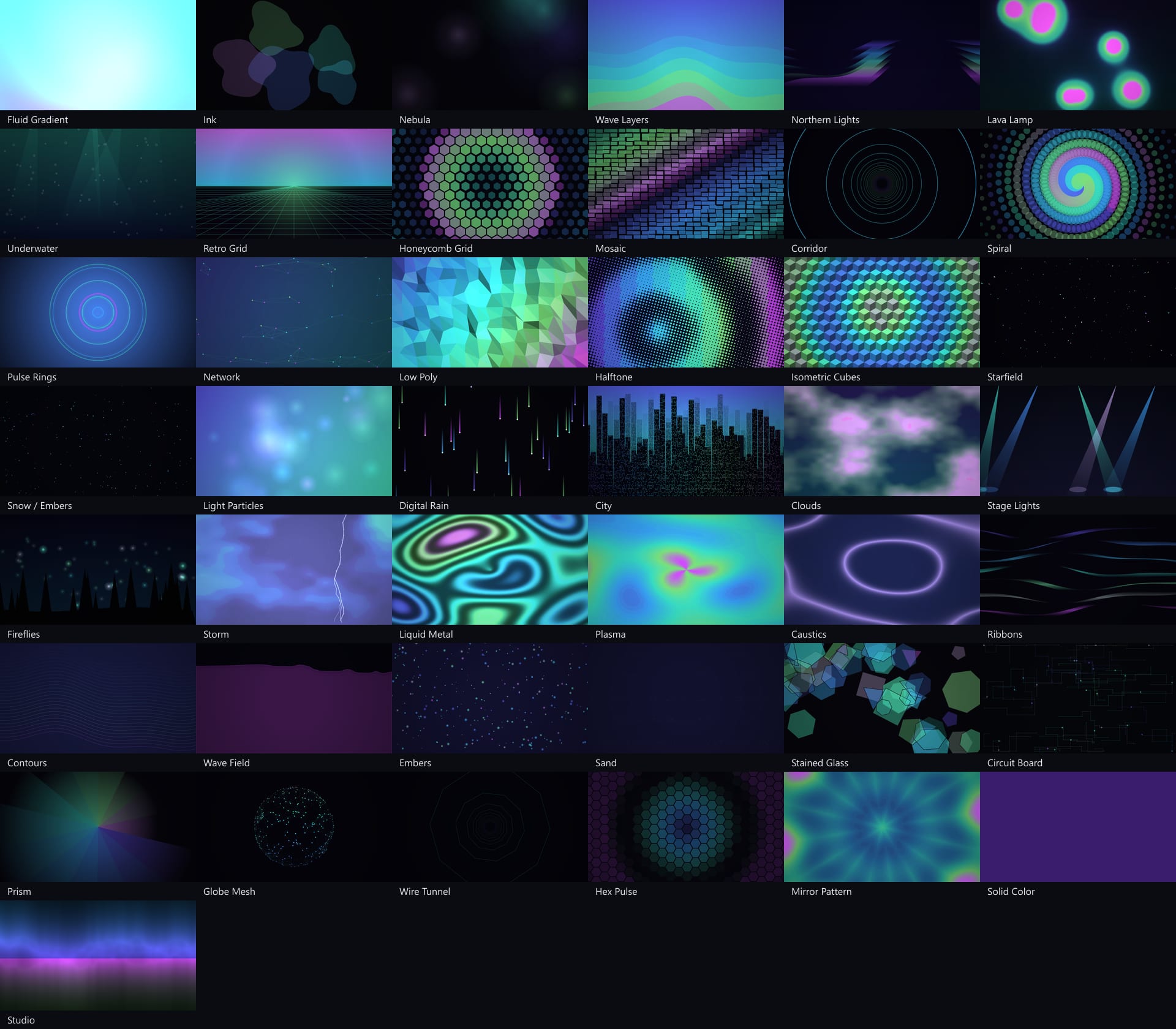 Every background